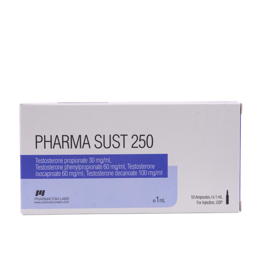 [0010011] PHARMA SUST 250  - Testosterone Blend - 250 MG/ML - 10 X 1 ML AMPULE - Pharmacom LABS