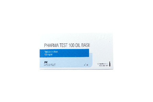 [0010016] PHARMA TEST 100 OIL BASE  - Testosterone OIL Base - 100 MG/ML - 10 X 1 ML AMPULE - Pharmacom LABS