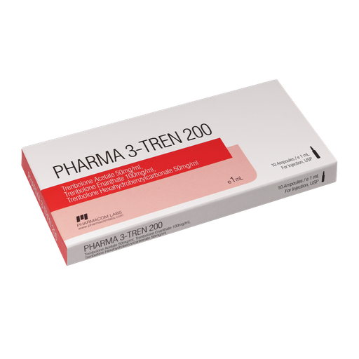 [0010033] PHARMA 3-TREN 200  - Trenbolone Blend - 200 MG/ML - 10 X 1 ML AMPULE - Pharmacom LABS