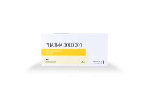 [0010035] PHARMA BOLD 300 - Boldenone Undecylenate - 300 MG/ML - 10 X 1 ML AMPULE - Pharmacom LABS