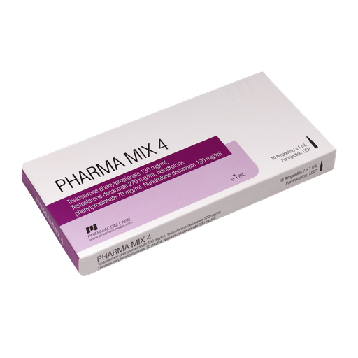 [0010057] PHARMA MIX4 600 - MIX OF TEST E TEST PH NAN D. NAN PH  - 600 MG/ML - 10 X 1 ML AMPULE - Pharmacom LABS