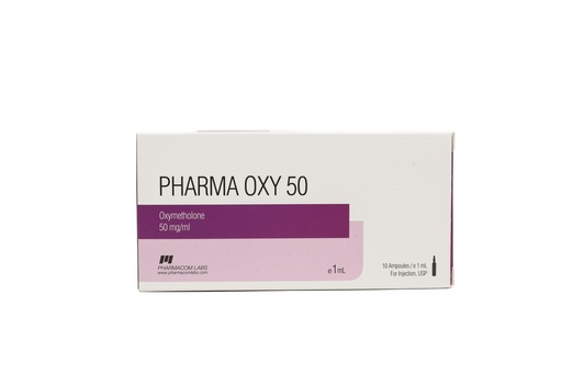 [0010065] Pharma Oxymethos 50  - Oxymetholone - 50 MG/ML - 10 X 1 ML AMPULE - Pharmacom LABS