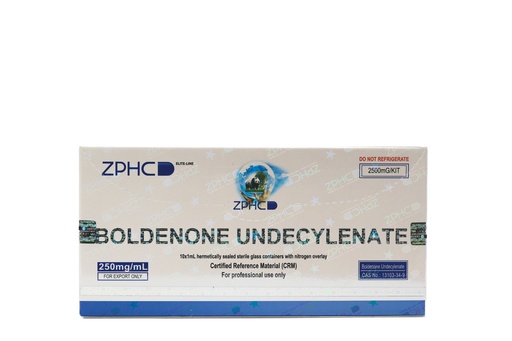 [0020023] Boldenone Undecylenate  - 250 MG/ML - 10 X 1 ML AMPULE - ZPHC PHARMA