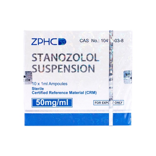 [0020036] Stanozolol Water suspension  - 50 MG/ML - 10 X 1 ML AMPULE - ZPHC PHARMA