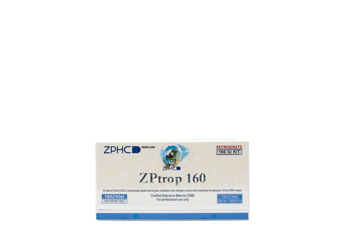 [0020043] ZPTROP 160 IU  - Somatropin -  16 IU / VIAL - 10 x 5.3 MG VIAL - ZPHC PHARMA