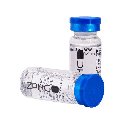 [0020044] ZBHC Bacteriostatic  Water 12ML/VIAL - Benzyl Alcohol - 0.9% / VIAL - 12 ML VIAL - ZPHC PHARMA