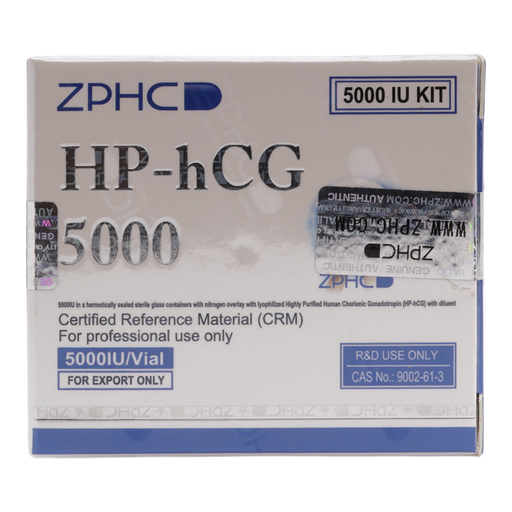 [0020052] HP-HCG  - Human chorionic gonadotrophin - 5000 IU / VIAL - 5000 IU VIAL - ZPHC PHARMA