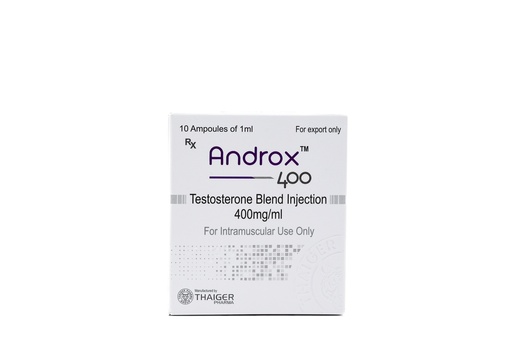 [0030001] Androx-400 - Blend of 4 Testosterones  - 400 MG/ML - 10 X 1 ML AMPULE - Thaiger Pharma