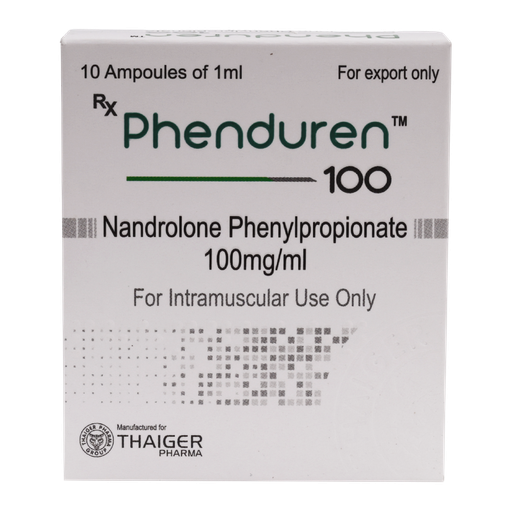 [0030013] Phenduren-100  - Nandrolone Phenylpropionate  - 100 MG/ML - 10 X 1 ML AMPULE - Thaiger Pharma