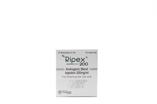 [0030018] Ripex - 200  - Androgenic Blend - 200 MG/ML - 10 X 1 ML AMPULE - Thaiger Pharma