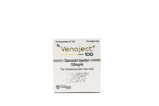 [0030024] Venaject-100  - Stanozolol - 100 MG/ML - 10 X 1 ML AMPULE - Thaiger Pharma