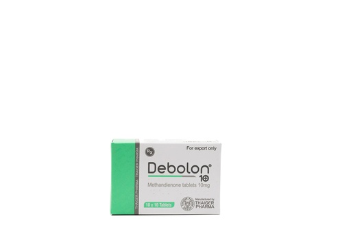 [0030026] Debolon 10 - Methandienone - 10 MG / pill - 100 Tablets Bottle - Thaiger Pharma