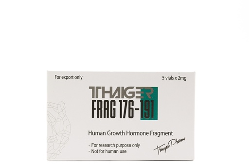 [0030046] H G H FRAGMENT - Human Growth Hormone 176-191 - 2 MG / VIAL - 5 VIALS - Thaiger Pharma