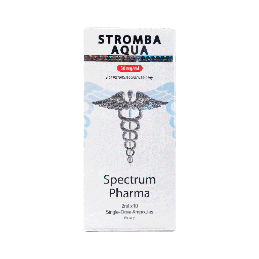 [0040036] STROMBA AQUA  - Stanozolol Water suspension  - 50 MG/ML - 10 X 1 ML AMPULE - Spectrum PHARMA