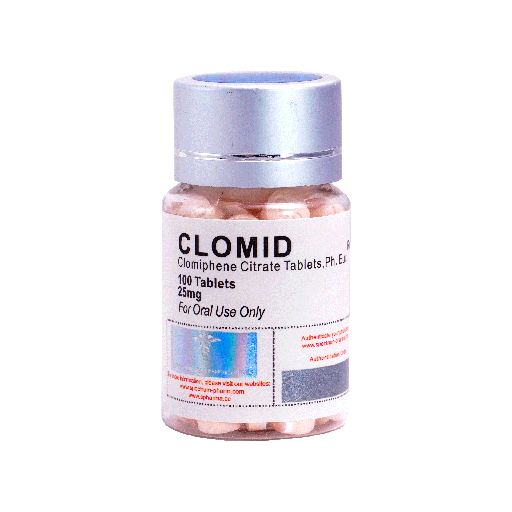 [0040046] CLOMID  - Clomiphene Citrate - 25 MG / pill - 100 Tablets Bottle - Spectrum PHARMA