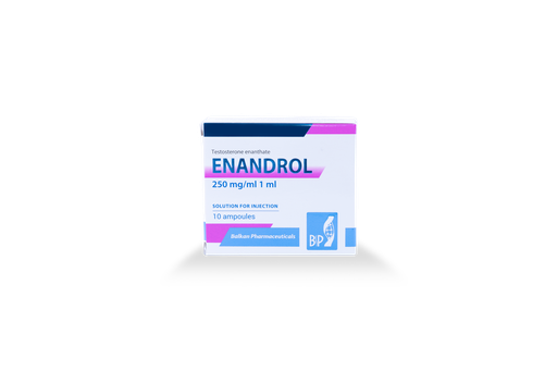 [0050007] Enandrol  - Testosterone Enanthate - 250 MG/ML - 10 X 1 ML AMPULE - BALKAN PHARMA