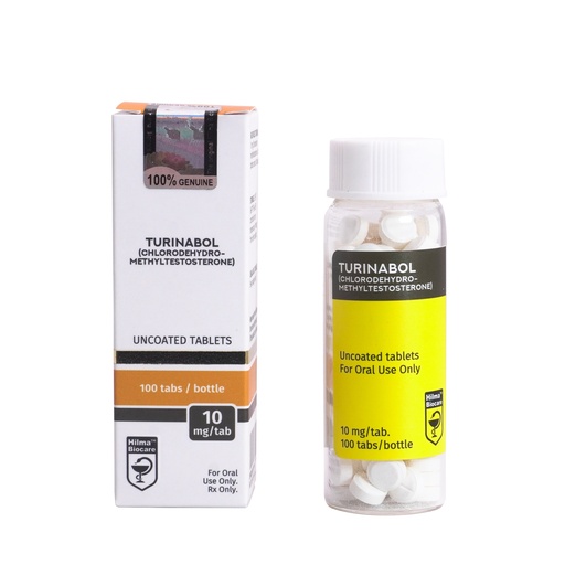 [0060043] Turinabol  - Chlorodehydromethyteststerone - 10 MG / pill  - 100 Tablets Bottle  - Hilma Biocare