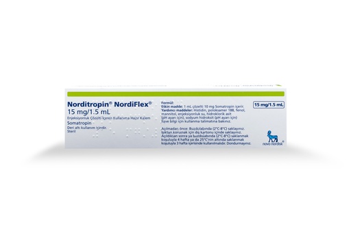 [0070003] NORDITROPIN NORDIFLEX - Somatropin - 15 IU / PEN - 5 MG / 1.5 ML PEN - NOVO NORDISK