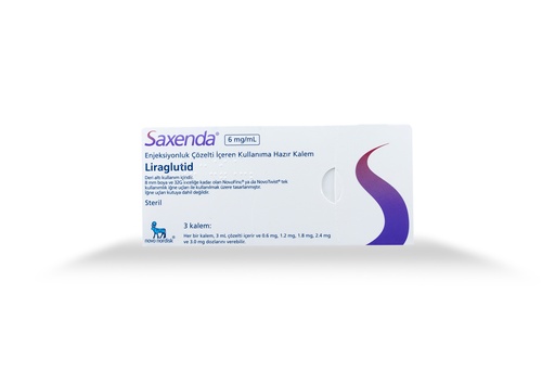 [0070008] SAXENDA  - liraglutide - 3 ML X 3 PEN - 6 MG / 3 ML PEN - NOVO NORDISK