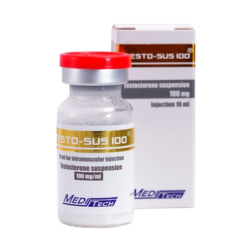 [0100015] TESTO-SUS-100  - Testosterone Suspension  - 100 MG/ML - 10 ML VIAL - Meditech Pharmaceutical