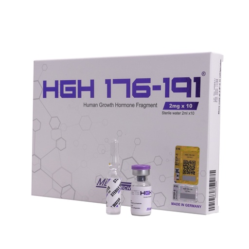 [0100052] HGH FRAG - Human Growth Hormone 176-191 - 2 MG / VIAL - 10 VIALS - Meditech Pharmaceutical