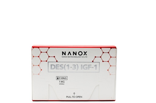 [0110021] DES(1-3) IGF-1 - 0.2 MG / VIAL - 5 VIALS - NANOX BIOTECHNOLOGY