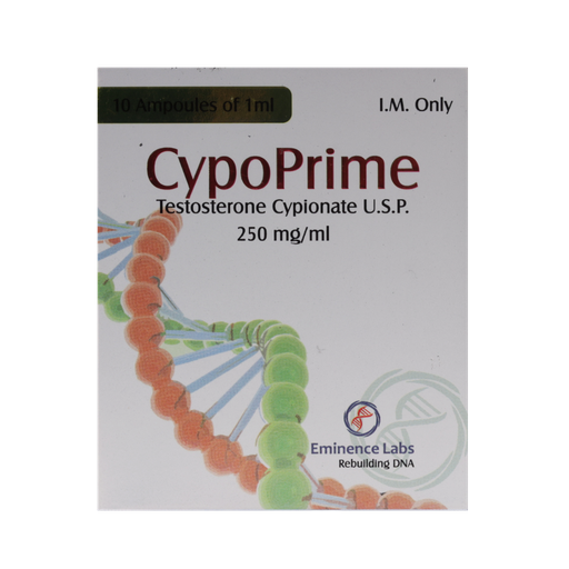 [0140004] CYPOPRIME - Testosterone Cypionate - 250 MG/ML - 10 X 1 ML AMPULE - Eminence Labs