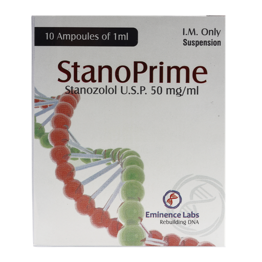 [0140006] STANOPRIME  - Stanozolol Suspension  - 50 MG/ML - 10 X 1 ML AMPULE - Eminence Labs